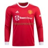 Original Fußballtrikot Manchester United Heimtrikot 2021-22 Langarm Für Herren